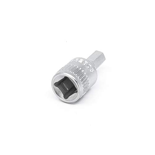 Genius Tools 1/4" Dr. 5mm Hex Head Hand Socket - 232805