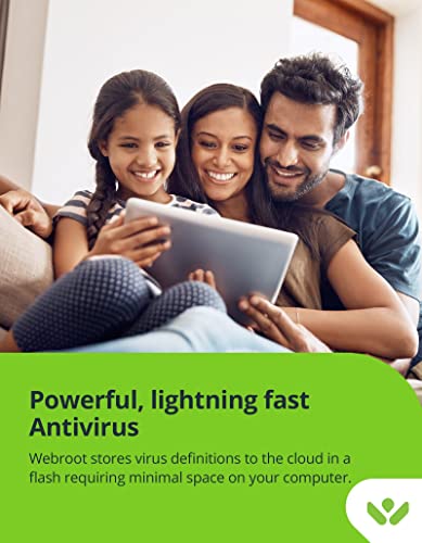 Webroot Internet Security Complete | Antivirus Software 2023 | 5 Device|1 Year Download for PC/Mac/Chromebook/Android/IOS + Password Manager, Performance Optimizer and Cloud Backup