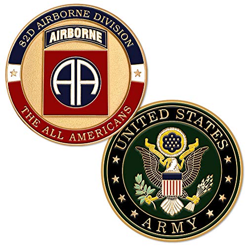 U.S. Army Fort Bragg 82nd Airborne Division Challenge Coin