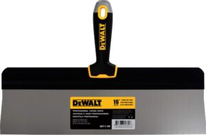 dewalt 16" big back taping knife | stainless steel w/soft grip handle | dxtt-2-198