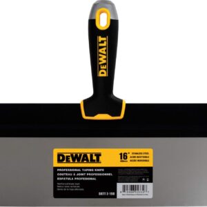 DEWALT 16" Big Back Taping Knife | Stainless Steel w/Soft Grip Handle | DXTT-2-198