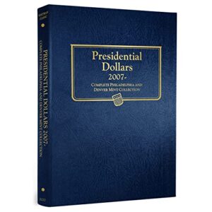 whitman us presidential dollar coin album p & d mints #2227
