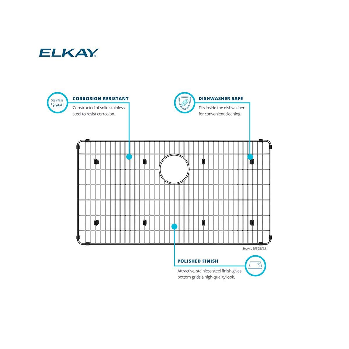 Elkay Crosstown CTXBG2614 Stainless Steel Bottom Grid