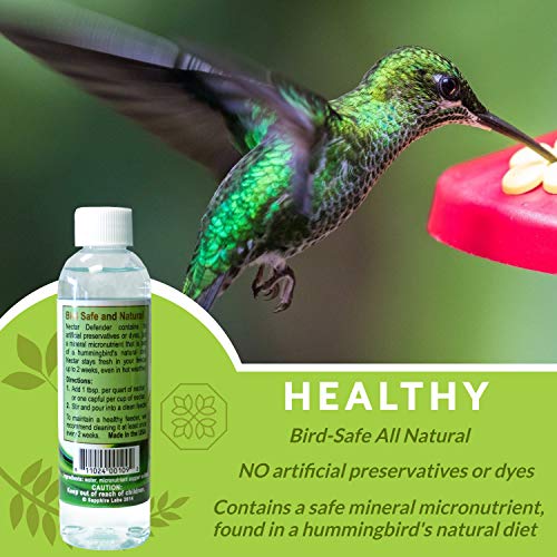 Sapphire Labs Nectar Defender - Hummingbird Nectar Extender That Prolongs The Life of Nectar for Hummingbird Feeders - It Works Exceptionally Well During Warm Weather Months - 2 Pack