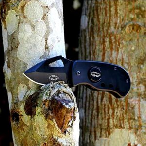 Best.Buy.Damascus1 Pocket knife 440c Steel Black knife Folding Knife Hunting Gear Pocket knife for men Hunting Knife Gifts For Men