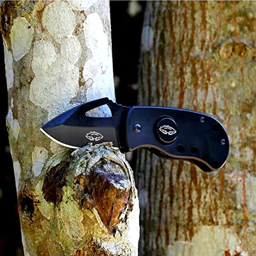 Best.Buy.Damascus1 Pocket knife 440c Steel Black knife Folding Knife Hunting Gear Pocket knife for men Hunting Knife Gifts For Men