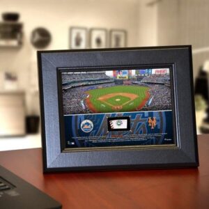 New York Mets Framed 5" x 7" Stadium Collage with a Piece of Game-Used Baseball - MLB Team Plaques and Collages