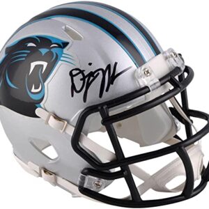 D.J. Moore Carolina Panthers Autographed Riddell Speed Mini Helmet - Autographed NFL Mini Helmets