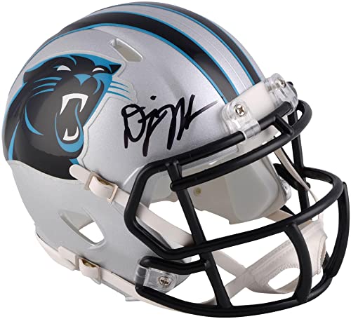 D.J. Moore Carolina Panthers Autographed Riddell Speed Mini Helmet - Autographed NFL Mini Helmets