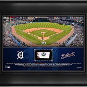 Detroit Tigers Framed 5" x 7" Stadium Collage with a Piece of Game-Used Baseball - MLB Team Plaques and Collages