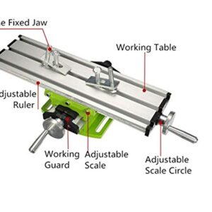 Multifunction Worktable Milling Working Cross Table Compound Drilling Slide Table For Bench Drill (6300 SIZE)