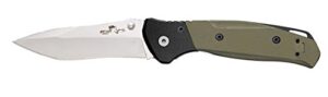 bear ops bear swipe iv, 3-1/4-inch blade, 14c28n sandvik stainless steel, od green g10 handle, assisted opening with reversible pocket clip (a-400-b4-p)