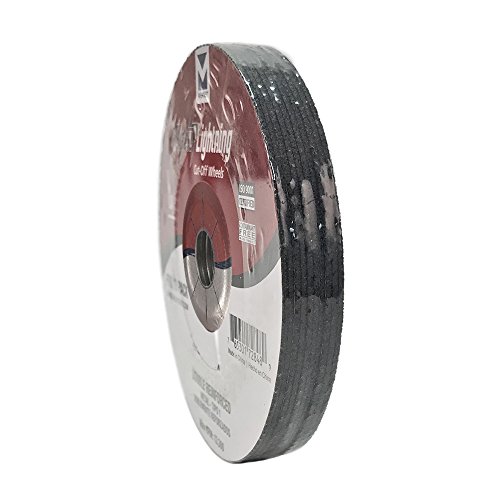 Mercer Industries 618010P Type 27 Cut-Off Wheel for Ferrous Metals, 4-1/2" x .045 x 7/8", 10-Pack