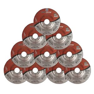 Mercer Industries 618010P Type 27 Cut-Off Wheel for Ferrous Metals, 4-1/2" x .045 x 7/8", 10-Pack