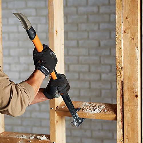 Fiskars 751410-1001 Pro Isocore Demolition Hammer, Crow Bar, Demolition Wrecking Bar, 30 Inch