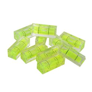 11pcs Mini Level Picture Hanging Spirit Bubble Level, 10x10x29mm Square Level Mark Measuring Tools