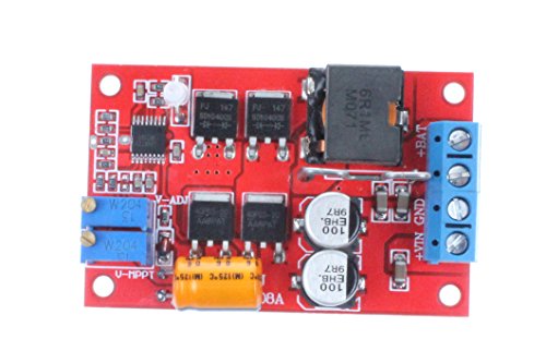 NOYITO MPPT 5A Solar Charging Board 1-100W 9-28V with Reverse Connection Protection - Anti-backflow Prevention - Low Power Consumption