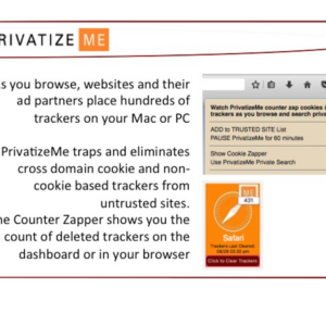 PrivatizeMe Anti Tracking & Privacy Protection for Macs [Download]