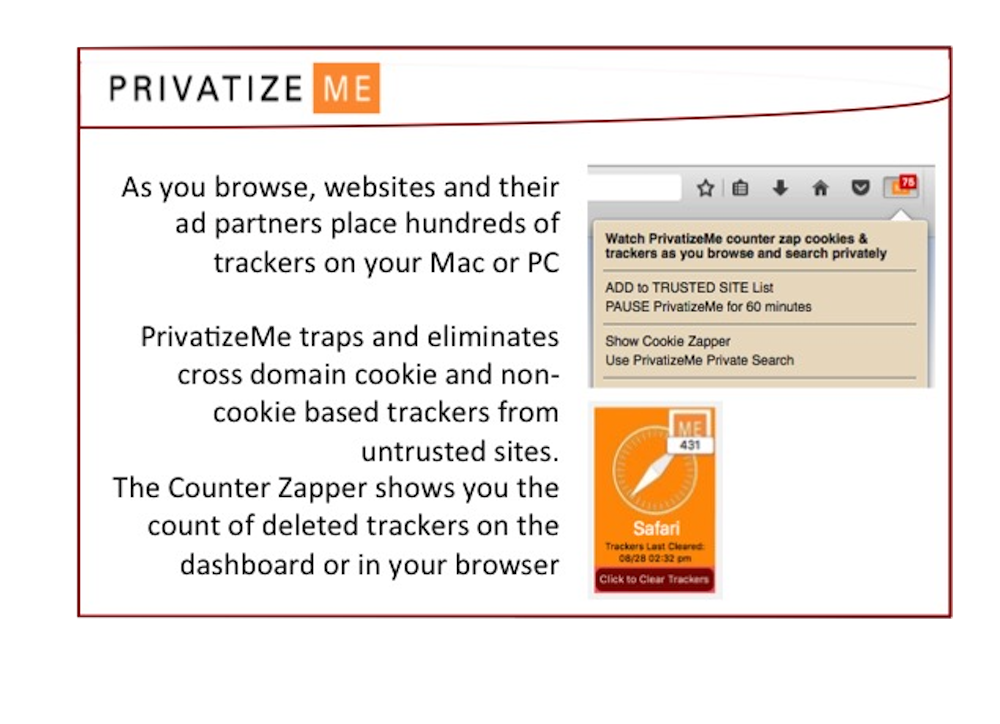 PrivatizeMe Anti Tracking & Privacy Protection for Macs [Download]