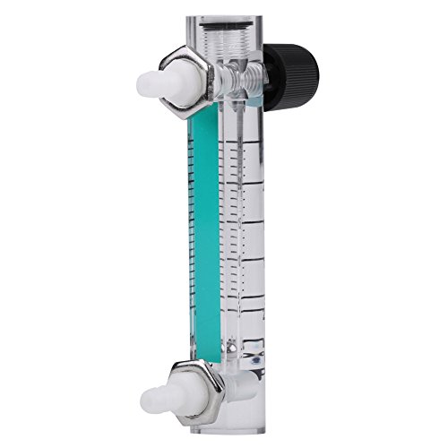 Hilitand Gas Flowmeter, LZQ-5 Flowmeter 2.5-25LPM Flow Meter with Control Valve for Oxygen Air Gas