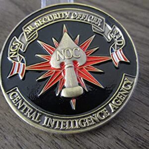 Central Intelligence Agency Senior Security Officer Non-Official Cover Covert Operations Challenge Coin