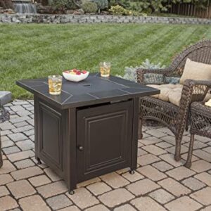Endless Summer GAD15255SP Gas Outdoor Fire Table LP, Oil Rubbed Bronze