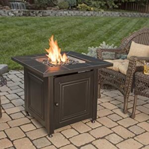 Endless Summer GAD15255SP Gas Outdoor Fire Table LP, Oil Rubbed Bronze