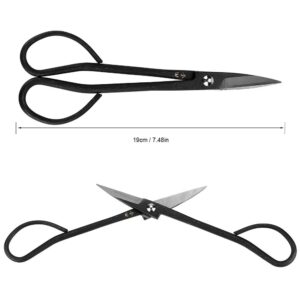 190mm Sharp Bonsai Scissor Pruning Shears Bud and Leaves Trimmer Brush Secateurs Garden Hand Tools