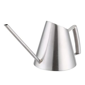900ml stainless steel watering can bonsai watering pot with long spout modern style for gardens plants indoor and outdoor