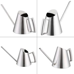 900ml Stainless Steel Watering Can Bonsai Watering Pot with Long Spout Modern Style for Gardens Plants Indoor and Outdoor
