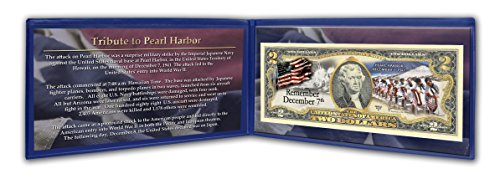 Pearl Harbor Two Dollar Bill Folder