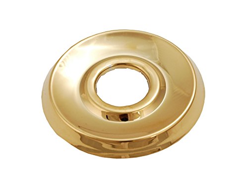 Trim Kit for 2-handle Shower Valve, Fit Delta Washerless Shower, Polished Brass Finish -By Plumb USA 38822