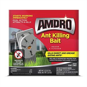 amdro 100531828 ants stakes killing bait, white