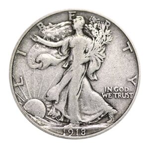 1918-1947 Walking Liberty Half Dollar 90% Silver 50c Fine