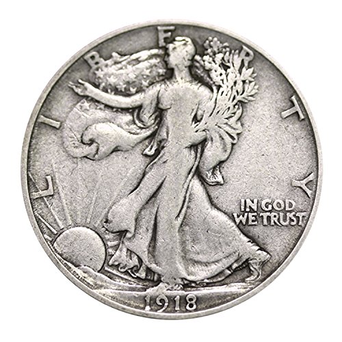 1918-1947 Walking Liberty Half Dollar 90% Silver 50c Fine