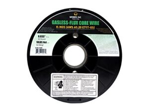 kiswel usa k-ngs e-71tgs 0.035in. dia 10lb. gasless-flux core wire welding wire made in usa