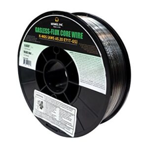 Kiswel USA K-NGS E-71TGS 0.035in. Dia 10lb. Gasless-Flux Core Wire Welding wire Made in USA