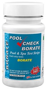 industrial test systems 481333 poolcheck borate pool water test strips