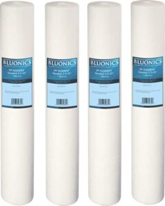 20" x 2.5" sediment water filter ( 4 ) 5 micron whole house cartridges