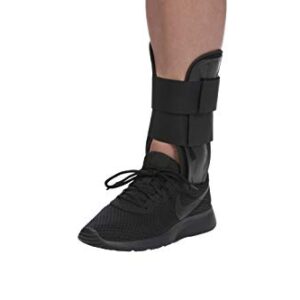 United Ortho US8813F Foam Stirrup Ankle Brace, Large, Black