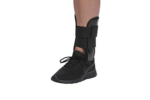 United Ortho US8813F Foam Stirrup Ankle Brace, Large, Black