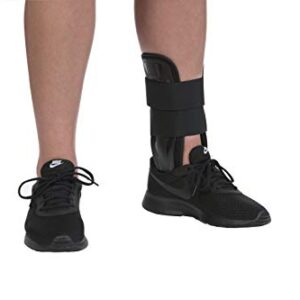 United Ortho US8813F Foam Stirrup Ankle Brace, Large, Black