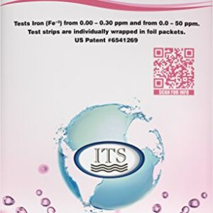 Industrial Test Systems 481146 Sensafe Iron (Ida's) Water Test Strips 30 Pack