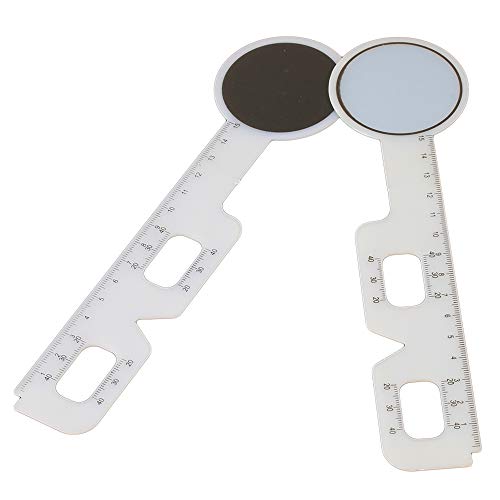 Mxfans Plastic Pupil Distance Meter Optical PD Ruler Eye Ophthalmic Tool Pack of 5