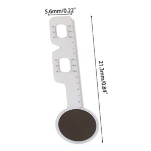 Mxfans Plastic Pupil Distance Meter Optical PD Ruler Eye Ophthalmic Tool Pack of 5