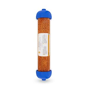 max water mixed bed ion exchange rodi aquarium filter resin replacement cartridge, compatible with 10" drinking reverse osmosis water filtration system
