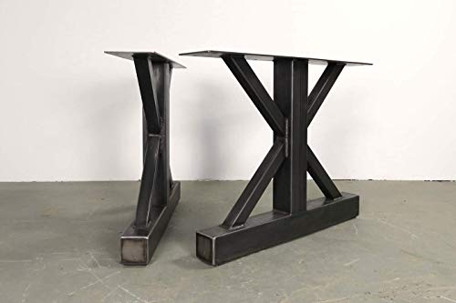 Metal Table Legs 28 inch, Table Base, Dining Table Legs, Custom Sizes Table Base, Industrial Table Base, Farmhouse Table Legs