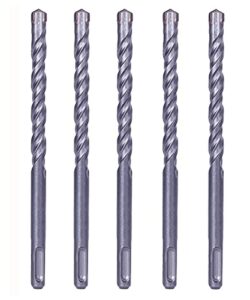1/2 in.x 8 in. sds plus rotary hammer drill bit set drill rock concrete-5pcs