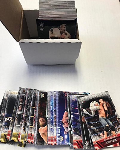 2017 Topps Then Now Forever Complete Hand Collated Wrestling Set of 100 Cards Includes 50 card Finishers and Signature Moves Set too. 150 Cards total.