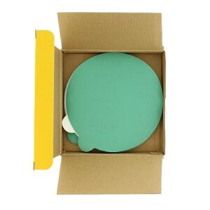 Dura-Gold Premium 800, 1000, 1500, 2000, 3000 Grit 6" Green Film PSA Sanding Discs, 5 Each, 25 Total, Self Adhesive Stickyback Sandpaper for DA Sander, Finishing Sand Automotive Paint Woodworking Wood